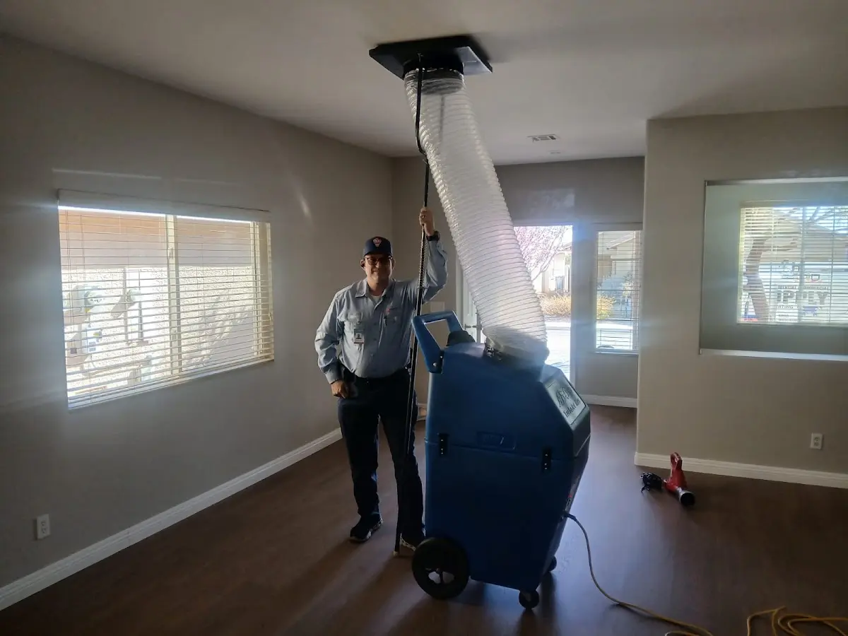 Professional Dryer Vent Cleaning work inside a Madison home